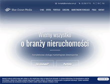 Tablet Screenshot of bomedia.com.pl